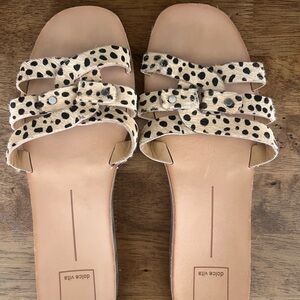 Dolce Vita Animal Print Sandals